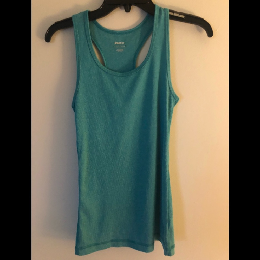 New Reebok turquoise work out tank
